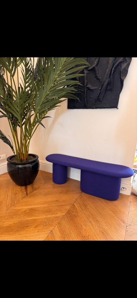 Banc Nooma bleu électrique - Disign moderne, Enlèvement, Comme neuf