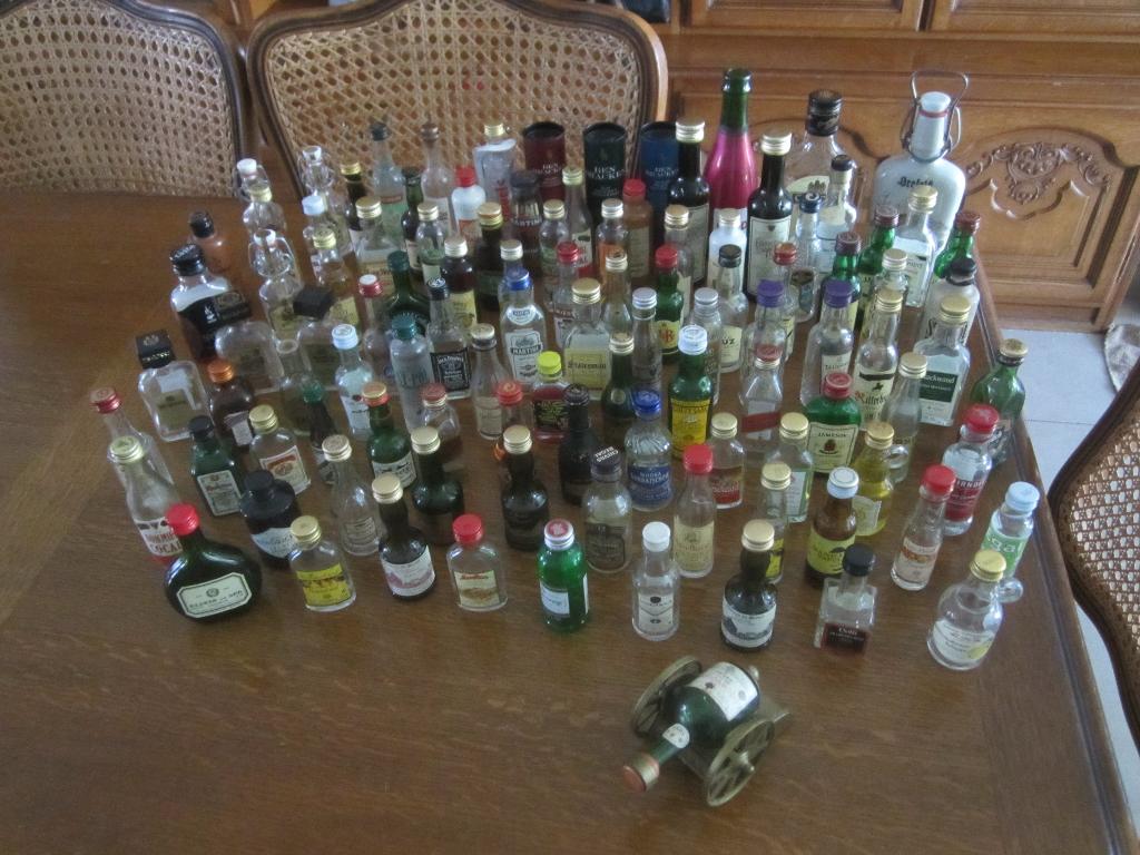 Collection de mini-bouteilles à boisson 106 pièces, Collections, Enlèvement