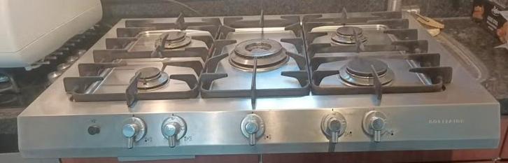 plaque de cuisson solitaire en acier inoxydable cuisinière, Electroménager, Cuisinières, Utilisé, Autoportant, 5 zones de cuisson ou plus