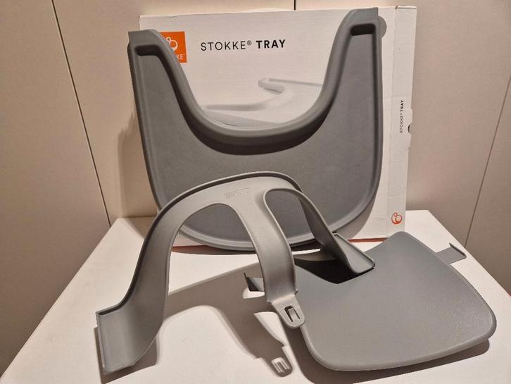 Tripp Trapp Baby Set + Tray van Stokke., Kinderen en Baby's, Kinderstoelen, Zo goed als nieuw, Meegroeistoel, Aanschuifbaar, Afneembaar eetblad