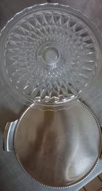 set van 2 taartschotels, Ophalen, Overige materialen, Gebruikt, Schaal of Schalen