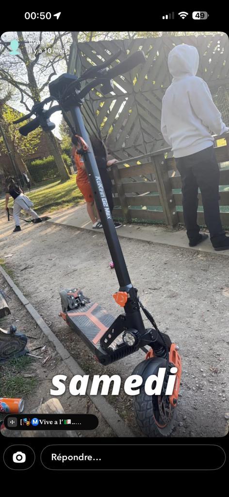 Kukirin g2 maw, Vélos & Vélomoteurs, Trottinettes, Comme neuf, Enlèvement ou Envoi