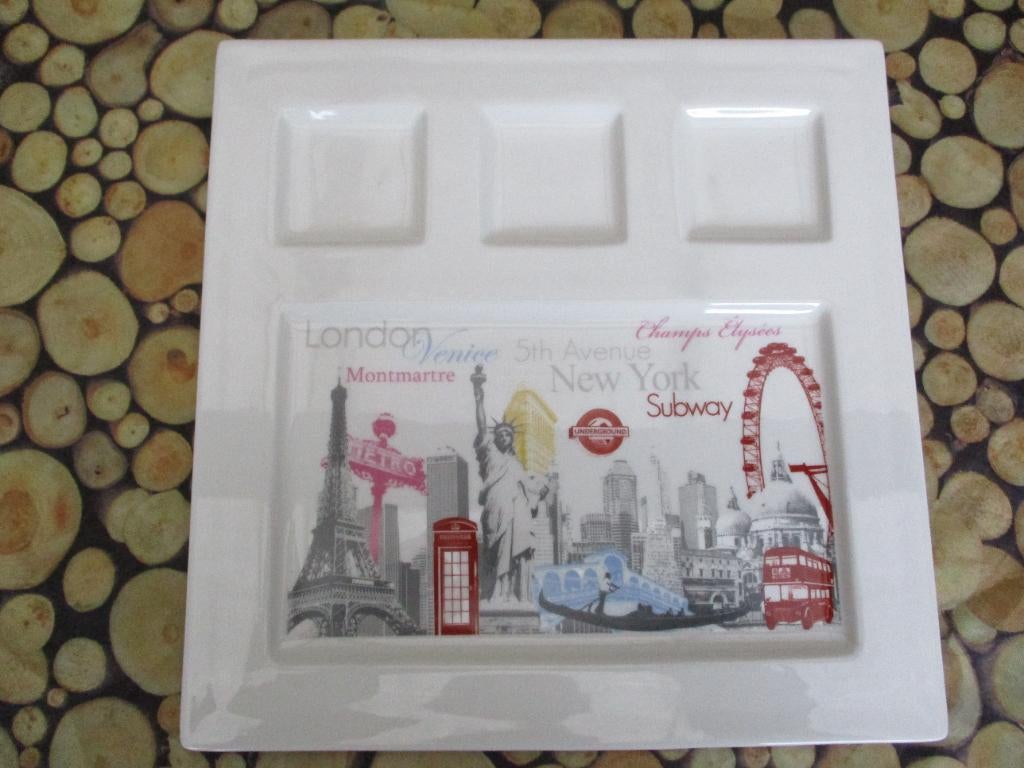 vierkant bord van Easy Life City Lounge by Dora Papis, Ophalen of Verzenden, Zo goed als nieuw, Overige stijlen, Schaal of Schalen