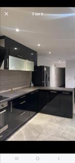 Cuisne equipee, Maison & Meubles, Cuisine | Cuisines complètes, Enlèvement, Noir, Brillant ou Laqué