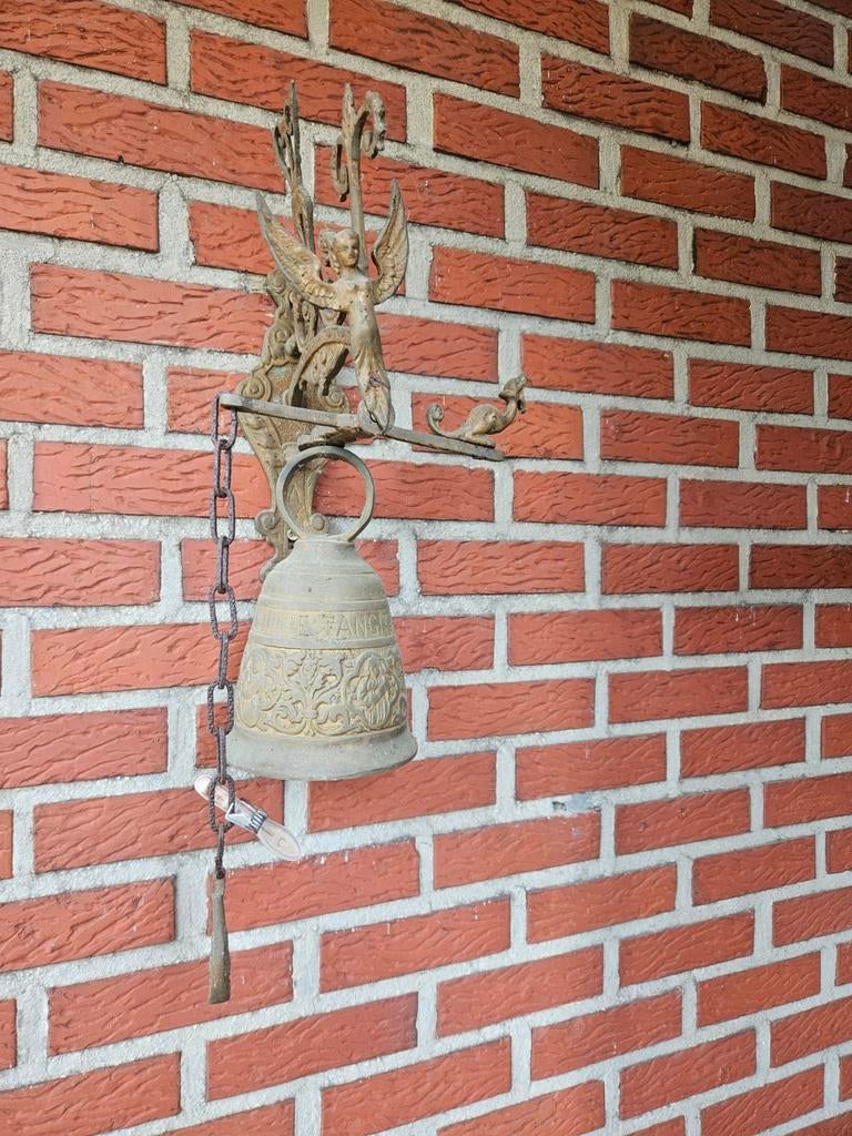 Koperen/messing/brons deurbel, Tuin en Terras, Tuinwanddecoratie, Ophalen