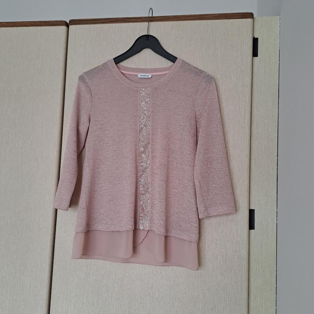 Blouse couleur saumon, Vêtements | Femmes, Enlèvement ou Envoi, Comme neuf, Taille 38/40 (M), Rose