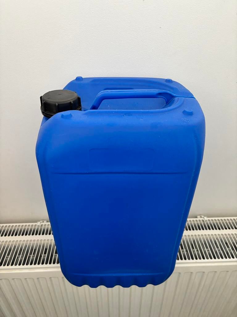 Blauwe Bidon 25l, Jardin & Terrasse, Barils de pluie, Enlèvement, Comme neuf