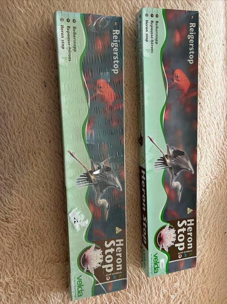 Reigerverjager/vijverafschermer - hou vogels uit de vijver, Jardin & Terrasse, Accessoires pour étangs, Neuf, Filet d'étang, Enlèvement ou Envoi