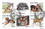 Timbres animaux tigres h, Envoi, Affranchi