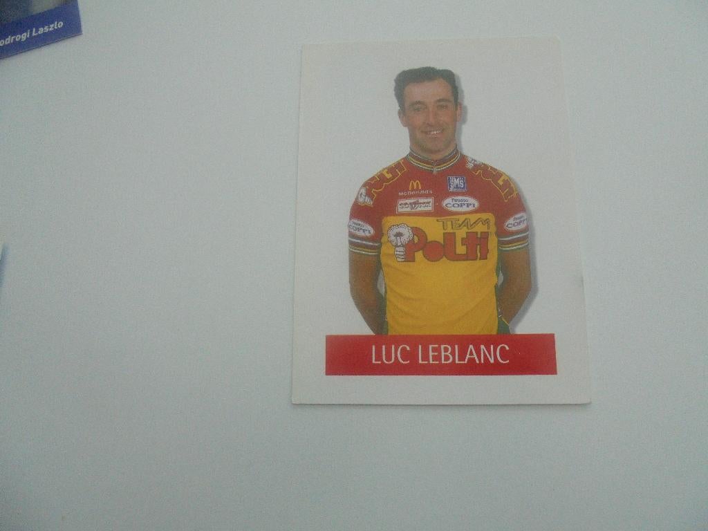 wielrenner-luc leblanc, Collections, Photos & Gravures, Envoi, 1980 à nos jours, Comme neuf, Photo