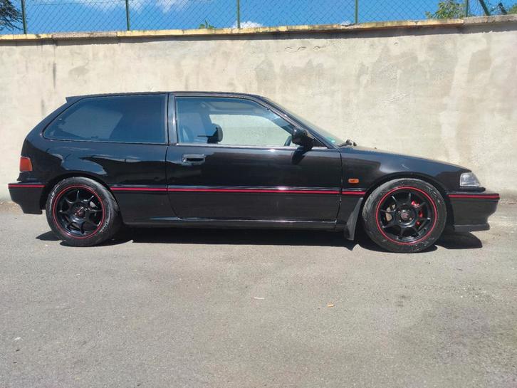 Honda civic 1.5 ED6 90cv, Autos, Honda, Essence, Euro 4, Hatchback, 3 portes, Boîte manuelle, Noir, Gris