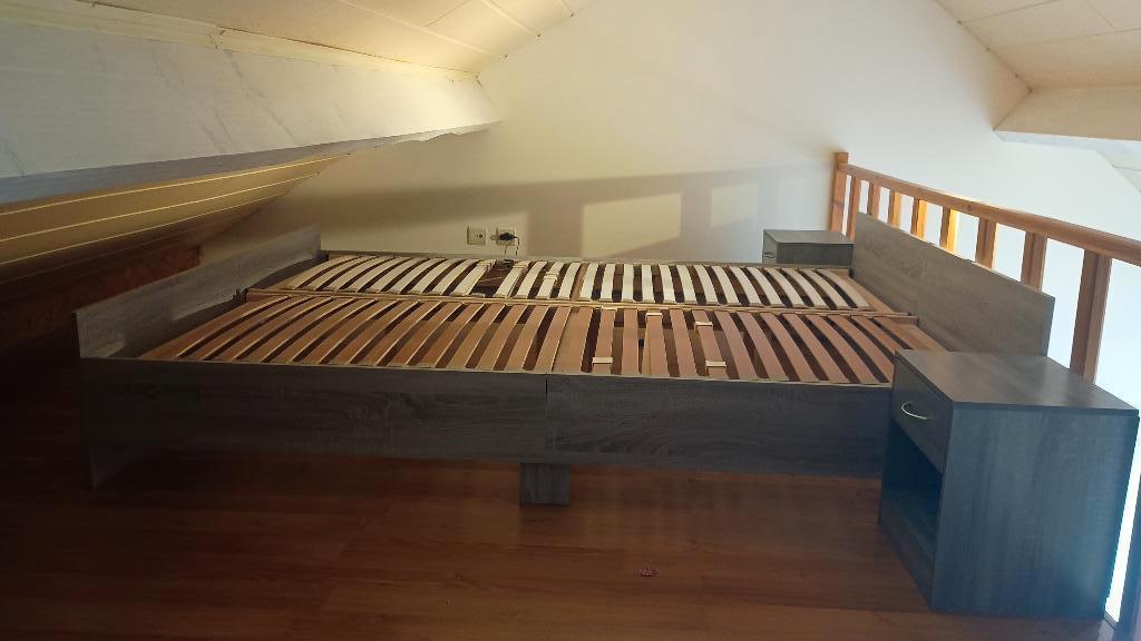 Lit complet, Enlèvement, Comme neuf, Deux personnes