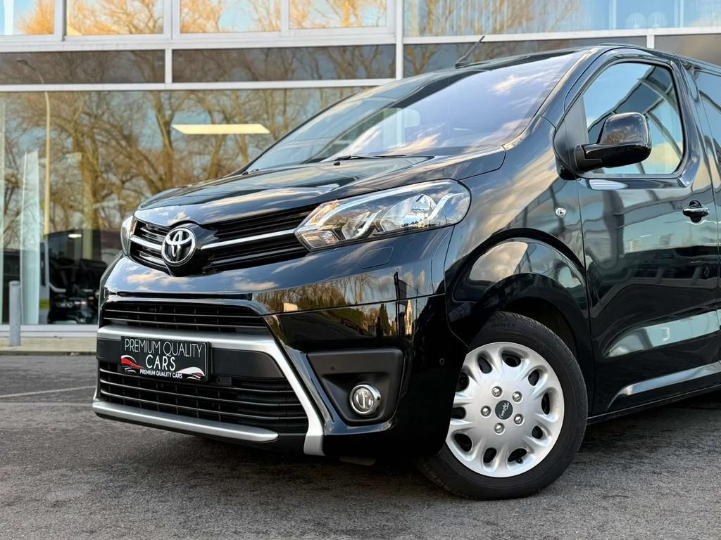 Toyota ProAce 8 ZIT PLAATSEN / LEDER / CARPLAY / ZETELVERWAR, Automaat, Gebruikt, ProAce, Zwart