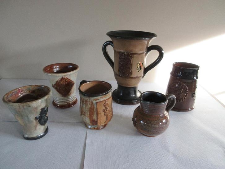 Poterie ancienne GUERIN Bouffioulx vase céramique Wavre, Antiquités & Art, Antiquités | Céramique & Poterie, Enlèvement