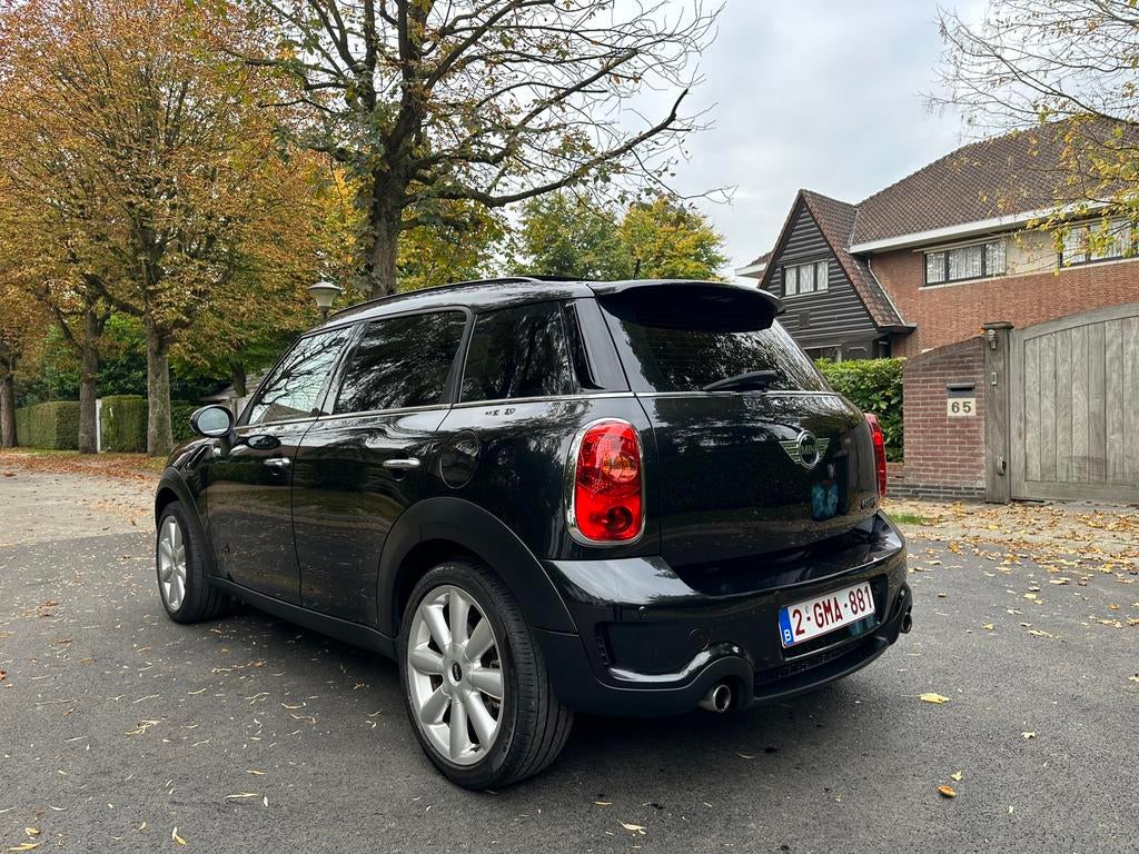 Mini Cooper Countryman S ALL4, Auto's, Mini, Euro 5, Zwart, Leder, Bruin
