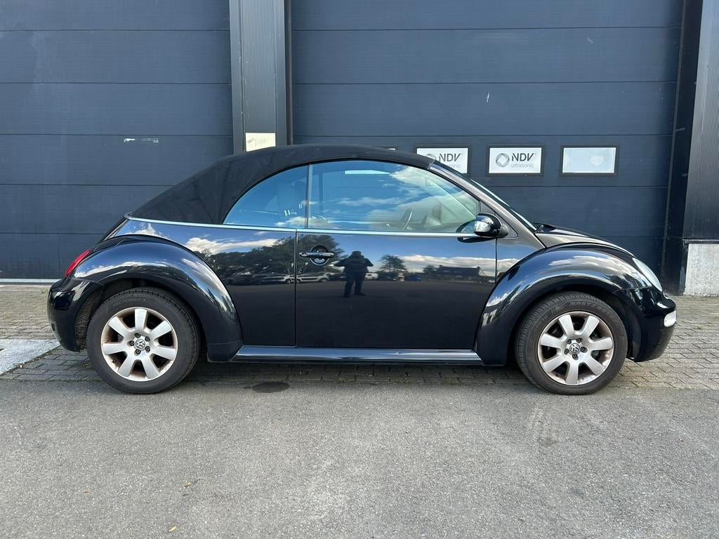 Volkswagen Beetle 1.9 TDI Cabrio 1ste eigenaar, Auto's, Volkswagen, Cabriolet, Zwart, Bedrijf, Euro 4