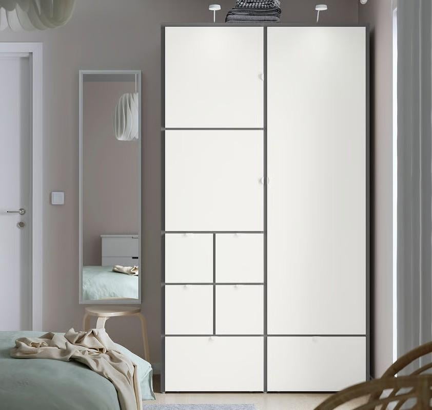 Armoire IKEA VISTHUS, Maison & Meubles, Comme neuf, 100 à 150 cm, Enlèvement, Modern