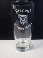 oud bierglas  Van Onckelen Brussel, Enlèvement ou Envoi, Utilisé, Verre ou Verres, Autres marques