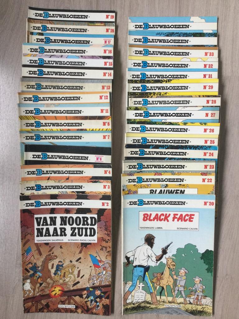 Strips De Blauwbloezen, Boeken, Stripverhalen, Gelezen, Ophalen