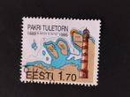 Estland 1995 - vuurtoren van Pakri, landkaart, Verzenden, Overige landen, Gestempeld