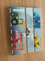Houten kinderpuzzels, Kinderen en Baby's, Speelgoed | Kinderpuzzels, Ophalen, Gebruikt, Van hout, Minder dan 10 stukjes