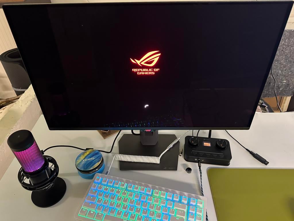 ASUS ROG STRIX XG27AQDPG 500hz., Computers en Software, Monitoren, In hoogte verstelbaar, Minder dan 1 ms, Overige typen, HDMI