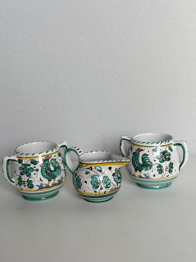 Vintage Grazia Deruta - Handgeschilderde Majolica uit Italië, Ophalen of Verzenden