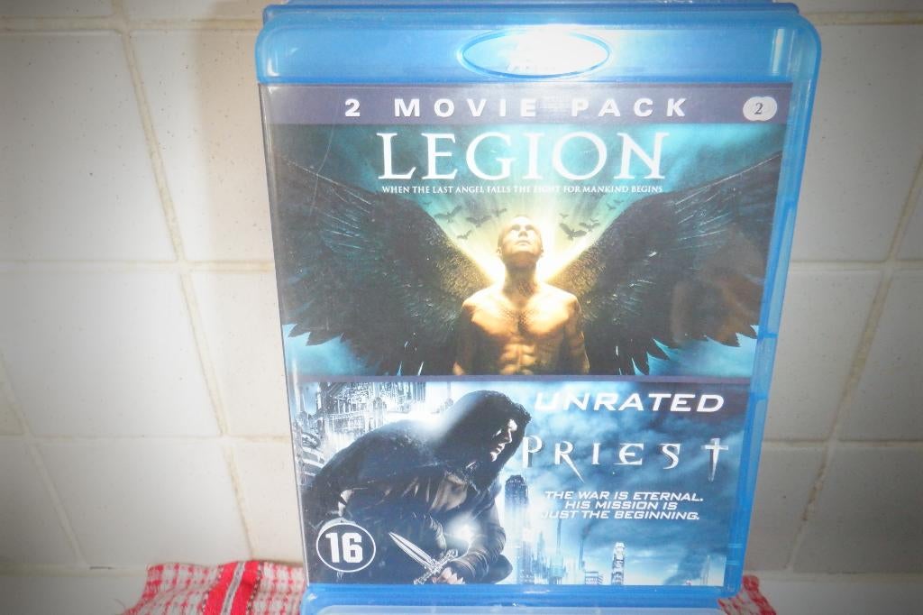 BLU RAY Legion + Unrated Priest.(2BLU RAY'S), Ophalen of Verzenden, Zo goed als nieuw, Horror