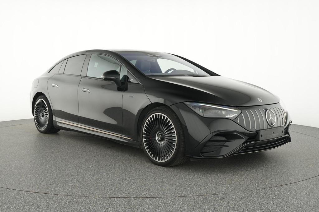 Mercedes-Benz EQE-Klasse 53 Mercedes-AMG 4MATIC | Panoramisc, Auto's, Automaat, 4 deurs, Stof, Zwart