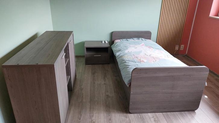 Volledige slaapkamer, Huis en Inrichting, Slaapkamer | Complete slaapkamers, Zo goed als nieuw, Eenpersoons, Ophalen