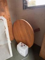 Ronde houten (salon)tafel 110cm, Ophalen, Gebruikt, Rond, Vier personen