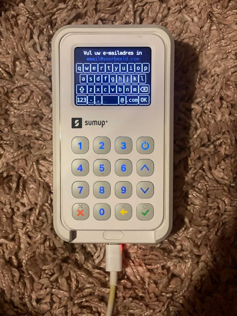 SUM UP betaallezer., Ophalen