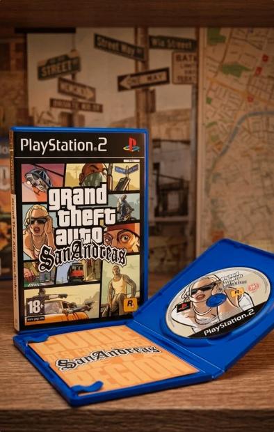 Grand Theft Auto San Andreas PS2, Consoles de jeu & Jeux vidéo, Jeux | Sony PlayStation 2, Utilisé, Aventure et Action, 3 joueurs ou plus