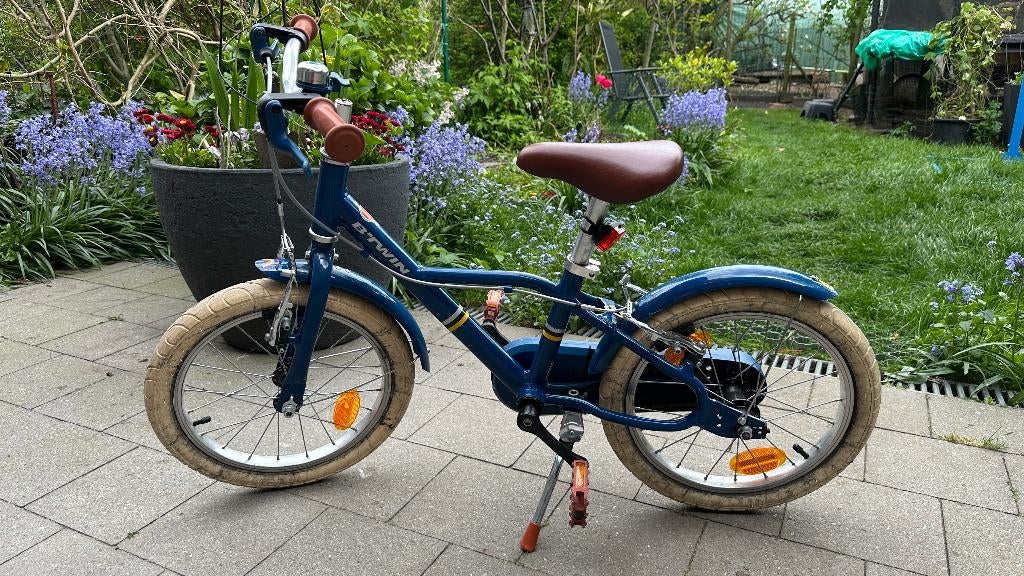 Kinderfiets 16" 4,5 - 6 jaar 900 City Btwin, Ophalen, Gebruikt, 16 tot 20 inch, Btwin Decathlon