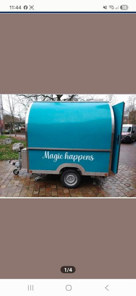 Remorque Food Truck équipée – 10 500 €, Autos : Divers, Remorques, Comme neuf, Enlèvement