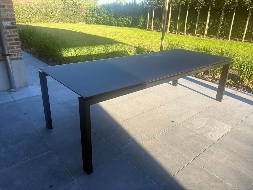Design buitentafel T&T Design – 260 x 100 cm, Tuin en Terras, Tuintafels, Zo goed als nieuw, Aluminium, Ophalen