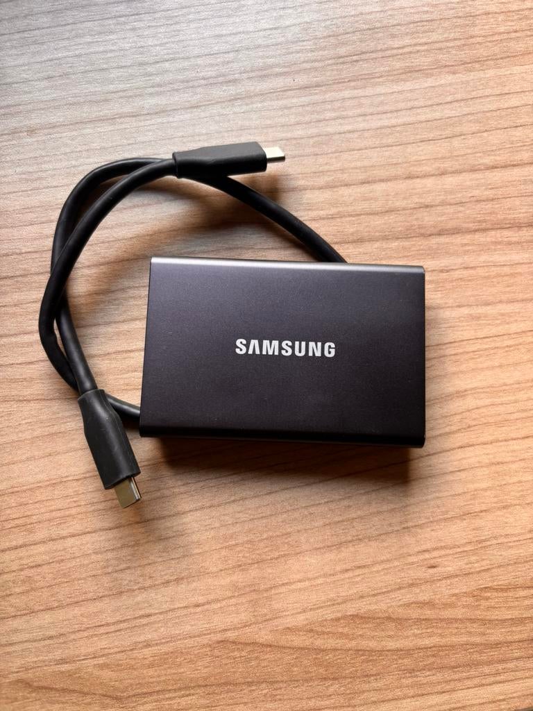 Samsung T7 2TB externe harde schijf, Computers en Software, Harde schijven, Ophalen of Verzenden, Zo goed als nieuw, Extern, SSD