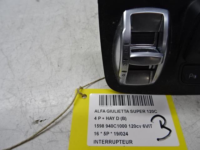 COMMUTATEUR Alfa Romeo Giulietta (940) (01-2010/12-2020), Utilisé, Alfa Romeo