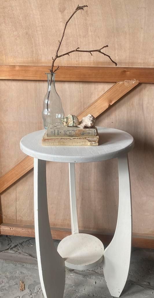 Vintage plantentafeltje, Maison & Meubles, Tables | Tables d'appoint, Utilisé, Enlèvement ou Envoi