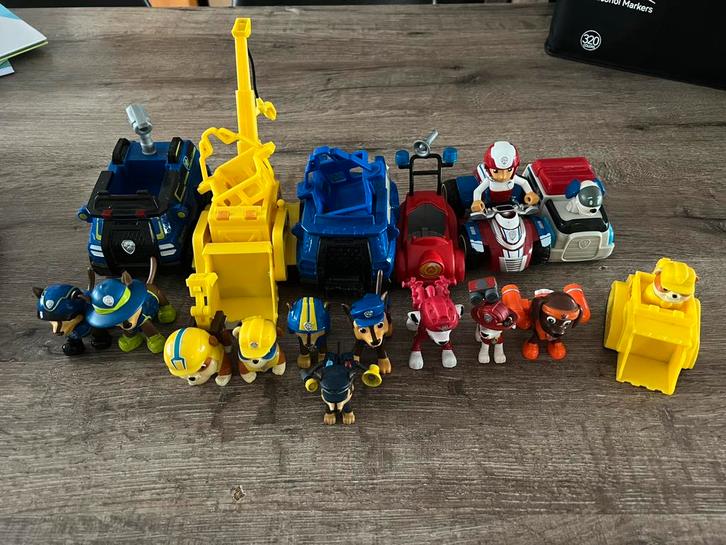 Paw Patrol set, Kinderen en Baby's, Speelgoed | Actiefiguren, Gebruikt, Ophalen of Verzenden