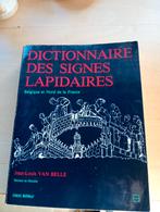 Voor verzamelaars Woordenboek van lapidaire tekens, Antiek en Kunst, Ophalen of Verzenden