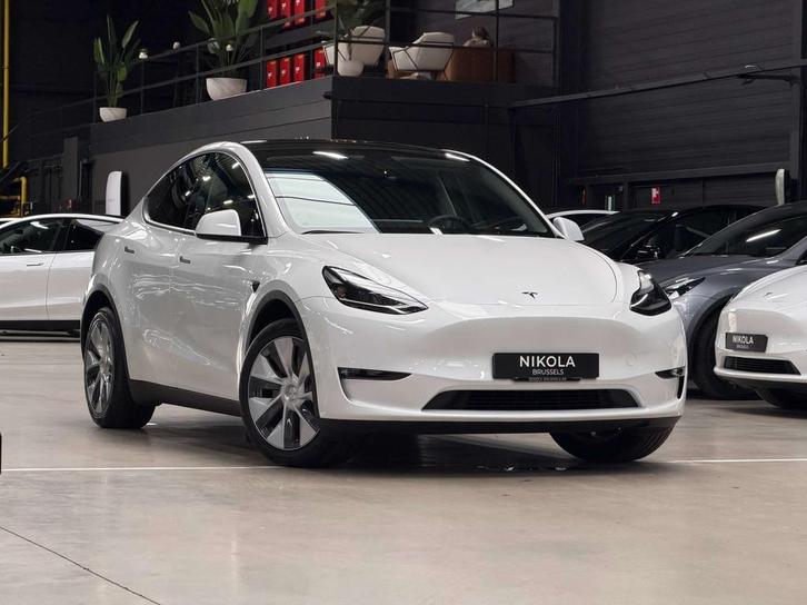 Tesla Model Y LONG RANGE - AWD - AUTOPILOT (bj 2023), Auto's, Tesla, Bedrijf, Te koop, Model Y, 4x4, ABS, Adaptieve lichten, Adaptive Cruise Control
