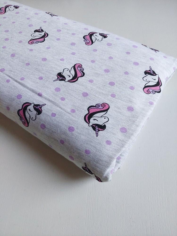 Tissu de jogging gris licorne extra large de 2,1 mètres, Neuf, Gris, Coton, 120 cm ou plus