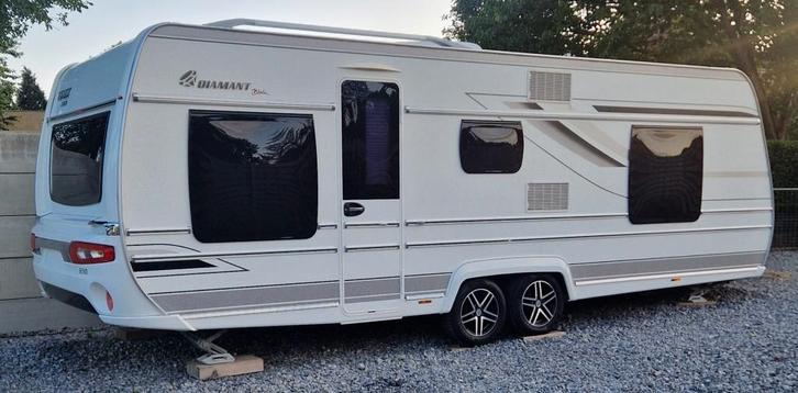 CARAVAN FENDT DIAMANT 650 2017 DOUCHE/AIRCO/JA16/NIEUWSTAAT, Caravans en Kamperen, Caravans, Bedrijf, tot en met 6, 1000 - 1250 kg