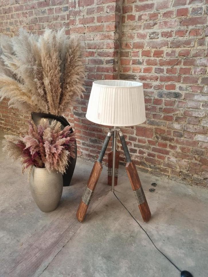 Magnifique lampadaire Riviera Maison Art :, Maison & Meubles, Lampes | Lampes de table, Comme neuf, 75 cm ou plus, Bois, Enlèvement