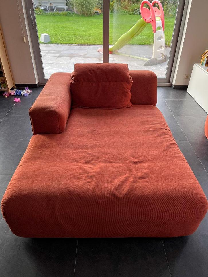 Zetel longchair met armleuning links - Freistil, Huis en Inrichting, Zetels | Zetels, Gebruikt, Hoekbank, Tweepersoons, Minder dan 150 cm