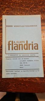 Flandria werkplaats boek, Ophalen of Verzenden