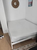 Lit IKEA 160*200 avec sommier et 2 Matelas 80*200, Enlèvement, Matelas