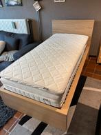 Lit simple Malm avec matelas et surmatelas neufs, Enlèvement, Comme neuf, Une personne