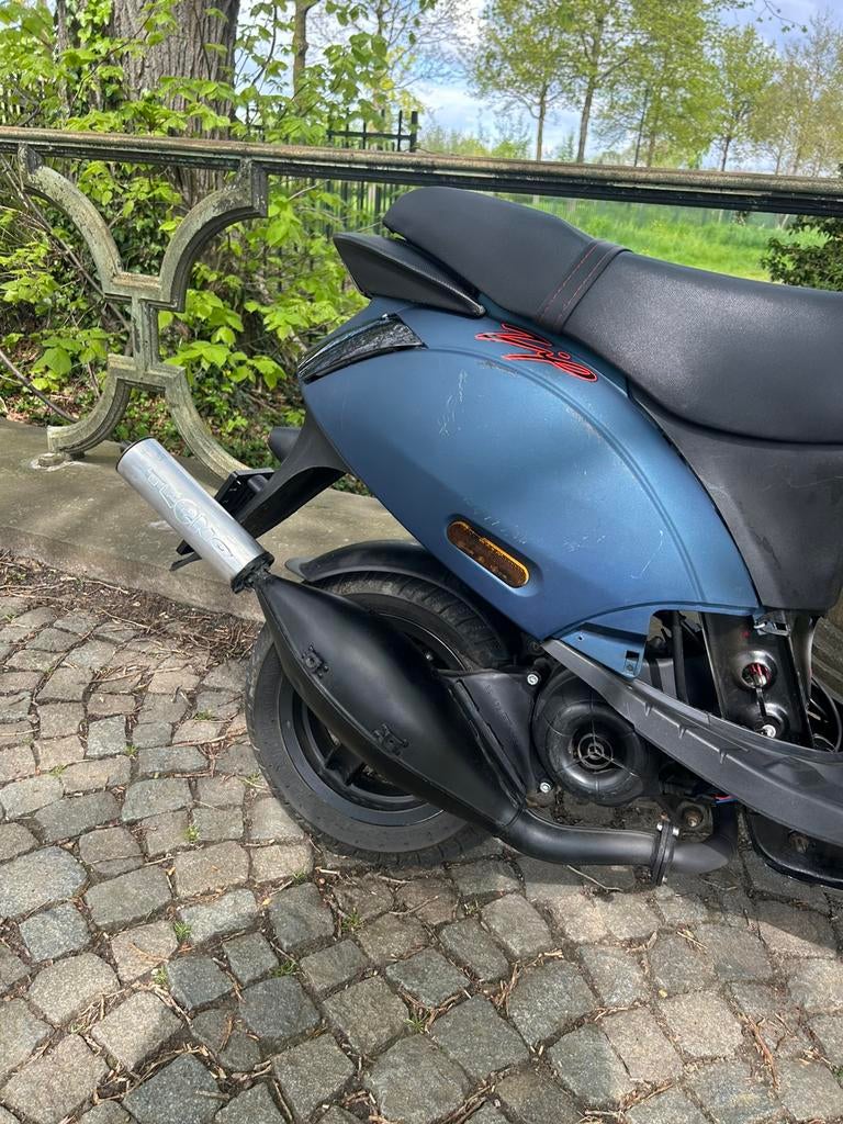 Zip 2t sito+ uitlaat, Vélos & Vélomoteurs, Pièces de cyclomoteur | Scooters, Enlèvement, Utilisé, Pot d'échappement, Piaggio